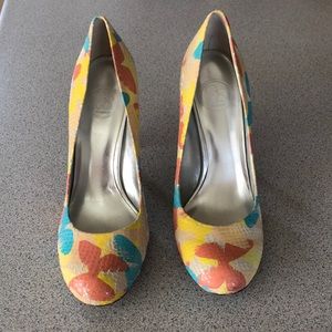 Colorful high heels